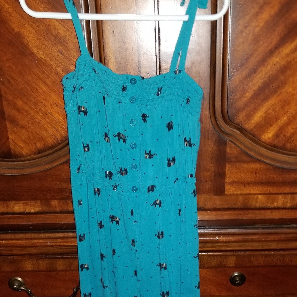 Girls long pants sleeveless romper